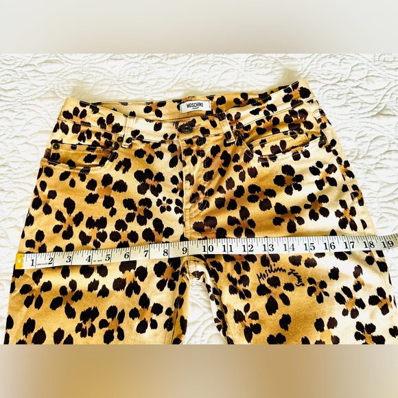 Gorgeous!! Moschino Leopard Print Jeans! - Picture 7 of 8